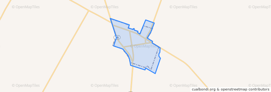 Mapa de ubicacion de Poteet.