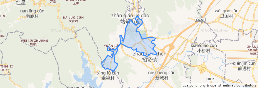 Mapa de ubicacion de 幸福街道.