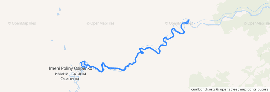 Mapa de ubicacion de сельское поселение Село Владимировка.