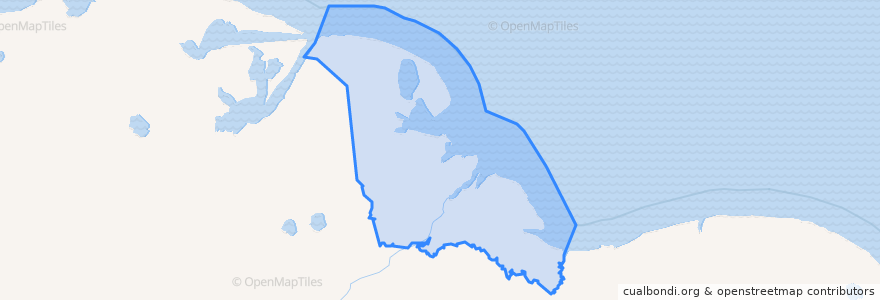 Mapa de ubicacion de Русско-Устьинский наслег.