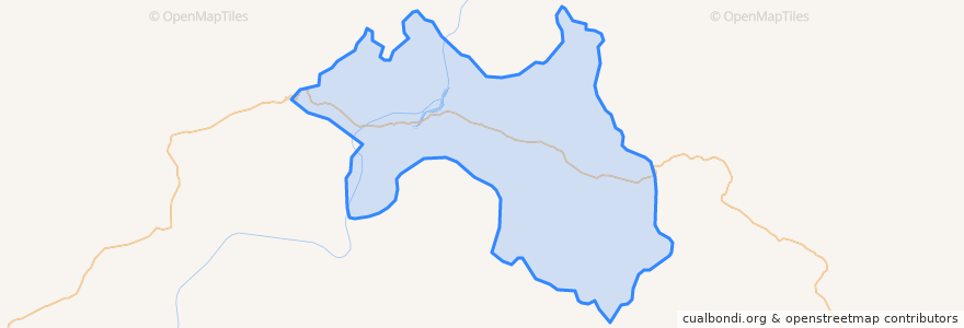 Mapa de ubicacion de городское поселение Усть-Нера.