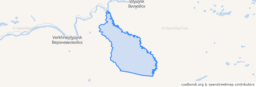 Mapa de ubicacion de Харбалахский наслег.