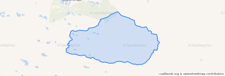 Mapa de ubicacion de Курбусахский наслег.