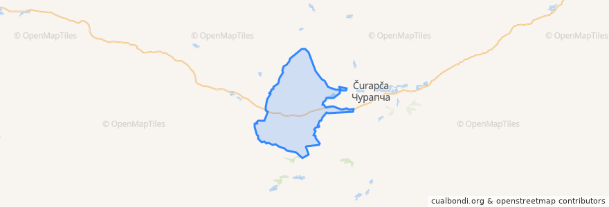 Mapa de ubicacion de Телейский наслег.