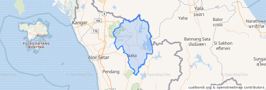 Mapa de ubicacion de パダン・トゥラップ.