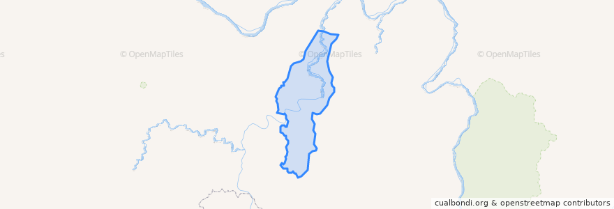 Mapa de ubicacion de Чаринский национальный наслег.