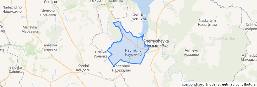 Mapa de ubicacion de Старозахаркинский сельсовет.