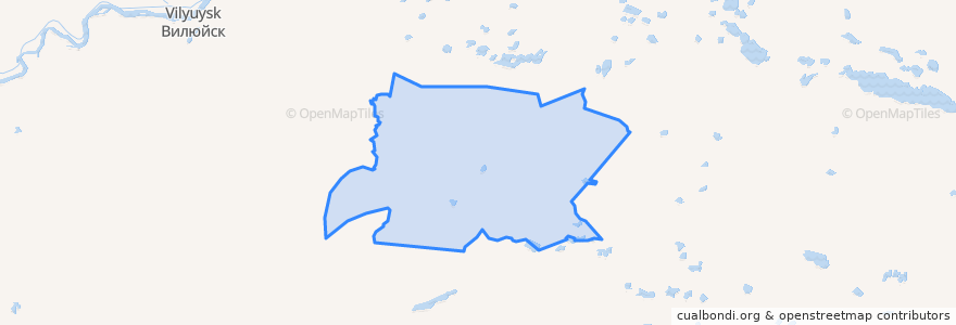 Mapa de ubicacion de Жемконский наслег.