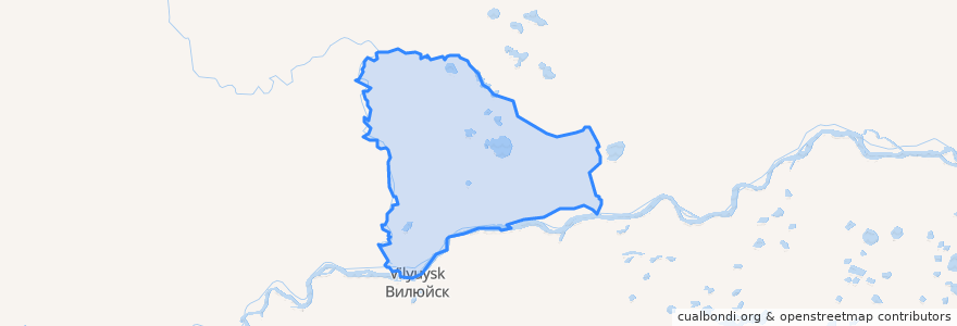 Mapa de ubicacion de Халбакинский наслег.