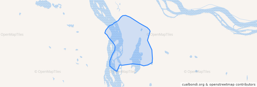 Mapa de ubicacion de Кебекенский наслег.