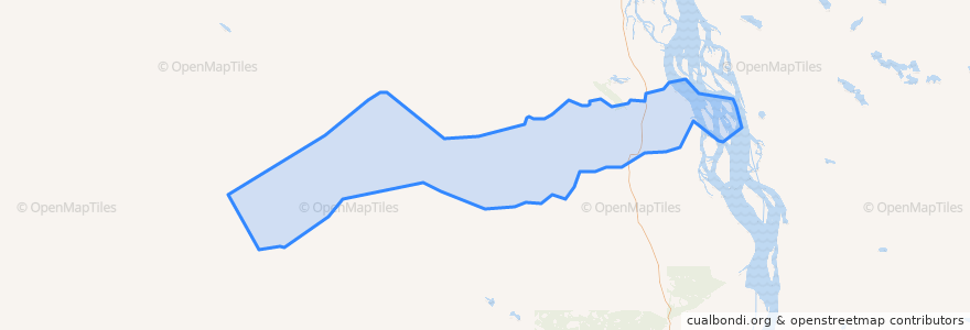 Mapa de ubicacion de Хомустахский 1-й наслег.