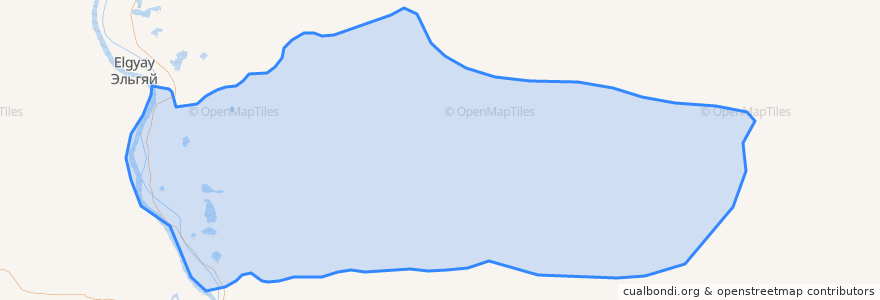 Mapa de ubicacion de Кюндяйинский наслег.