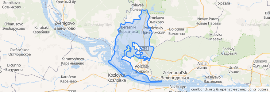 Mapa de ubicacion de Помарское сельское поселение.