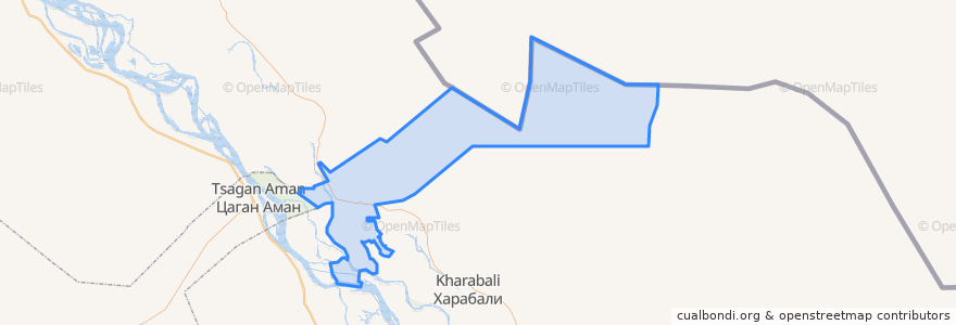 Mapa de ubicacion de Сасыкольский сельсовет.