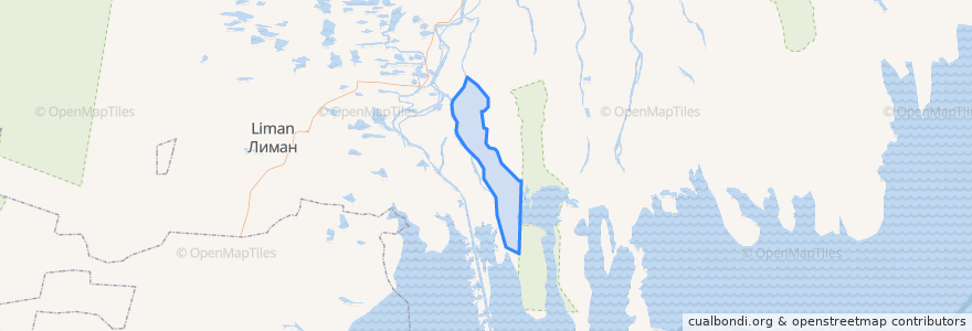 Mapa de ubicacion de Житнинский сельсовет.