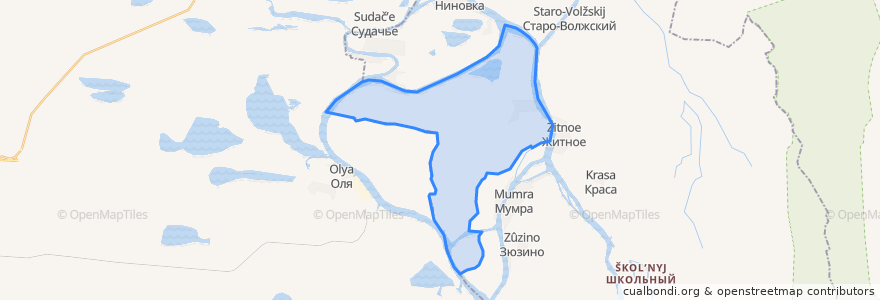 Mapa de ubicacion de Седлистинский сельсовет.