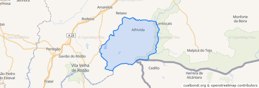 Mapa de ubicacion de Perais.