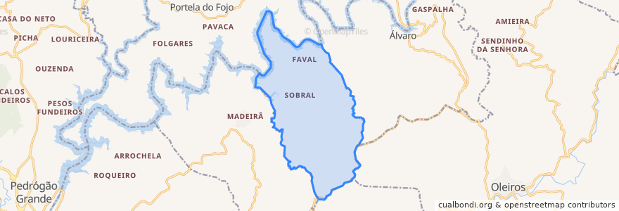 Mapa de ubicacion de Sobral.