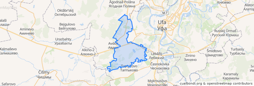 Mapa de ubicacion de Жуковский сельсовет.