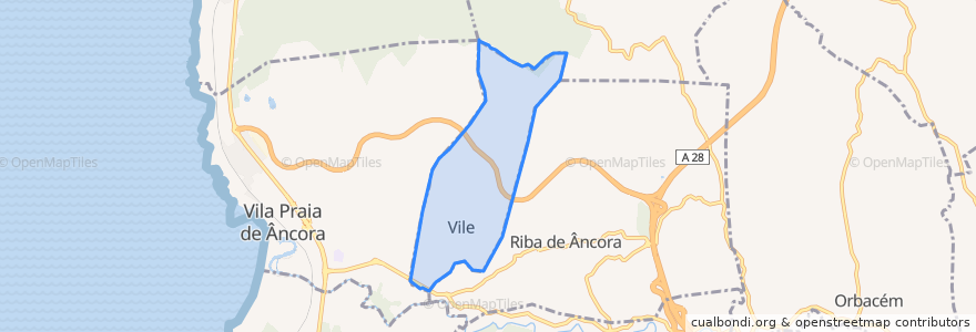 Mapa de ubicacion de Vile.