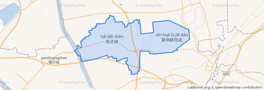 Mapa de ubicacion de 芦台经济开发区.