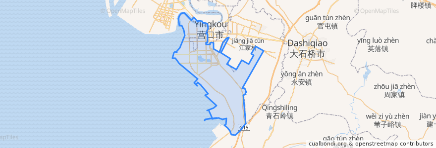 Mapa de ubicacion de 西市区.