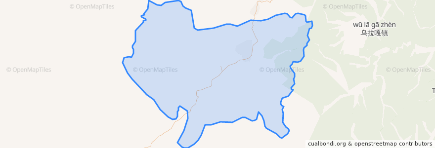 Mapa de ubicacion de Fenglin County.