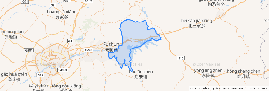 Mapa de ubicacion de 东洲区.