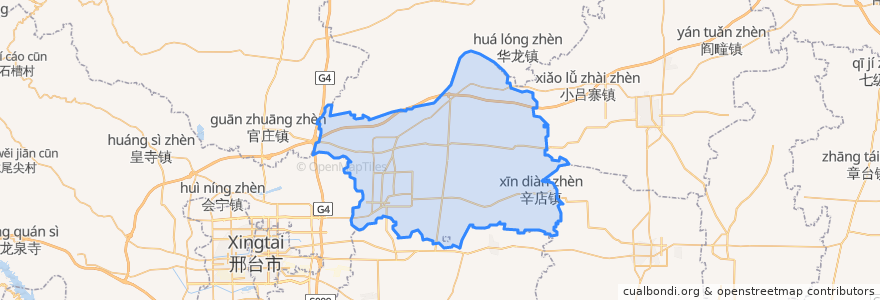 Mapa de ubicacion de 任泽区.