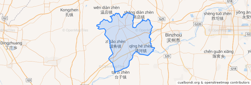 Mapa de ubicacion de 惠民县.