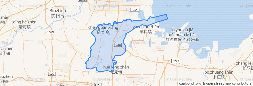 Mapa de ubicacion de 广饶县.