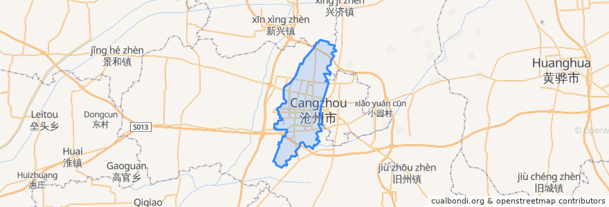 Mapa de ubicacion de 运河区.