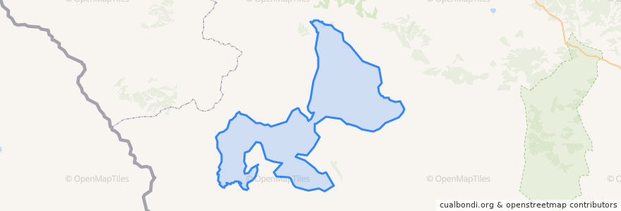 Mapa de ubicacion de Кырлыкское сельское поселение.