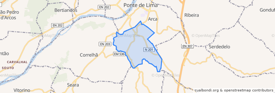 Mapa de ubicacion de Feitosa.