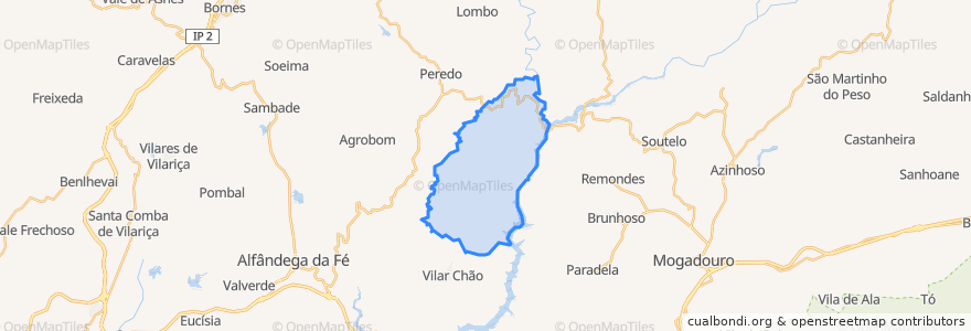 Mapa de ubicacion de Castro Vicente.