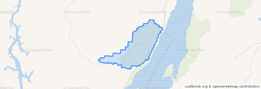 Mapa de ubicacion de Залогское сельское поселение.