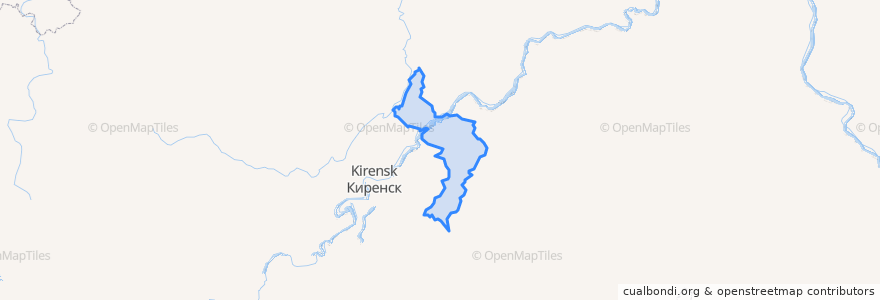 Mapa de ubicacion de Юбилейнинское сельское поселение.