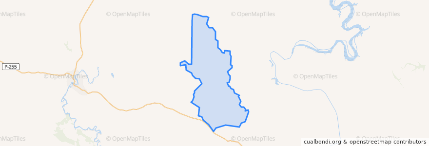 Mapa de ubicacion de Алкинское сельское поселение.