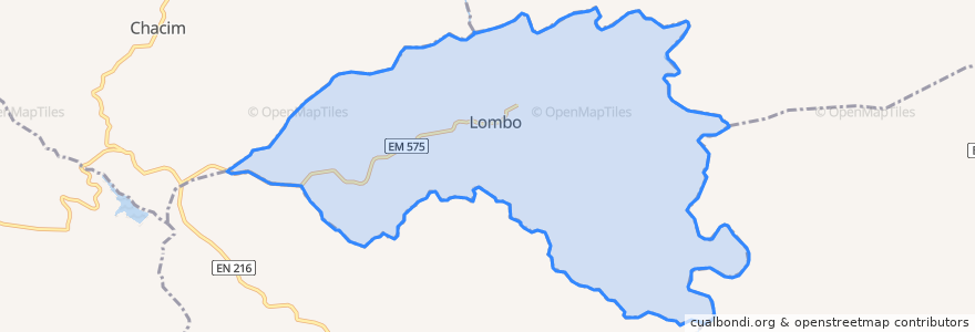 Mapa de ubicacion de Lombo.