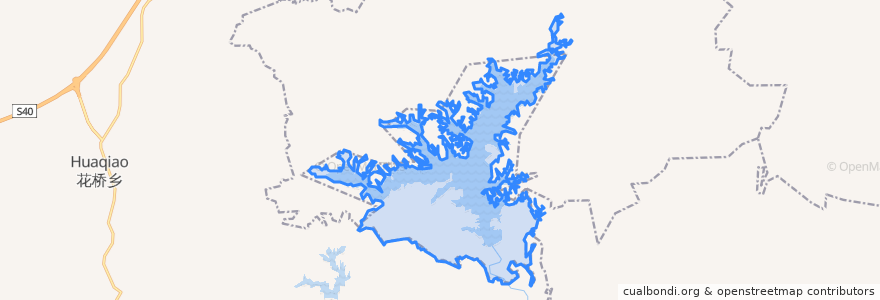 Mapa de ubicacion de 上游水库工程管理局.