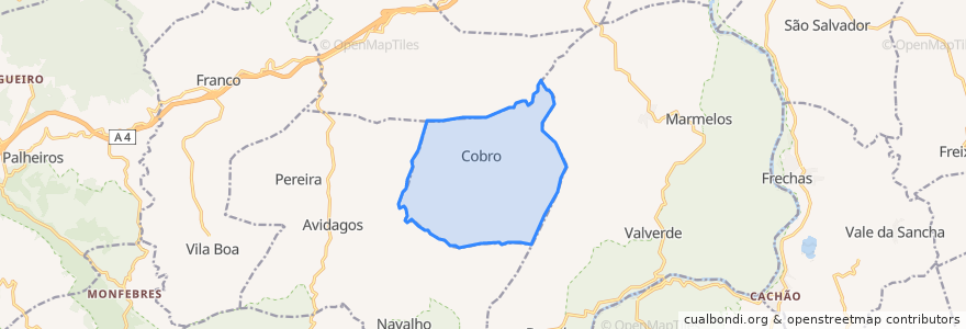 Mapa de ubicacion de Cobro.