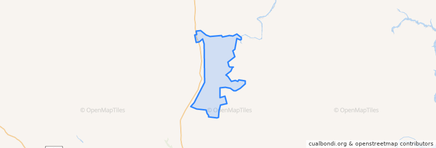 Mapa de ubicacion de Бурхунское сельское поселение.