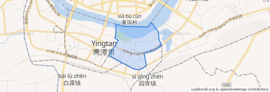 Mapa de ubicacion de 江边街道.