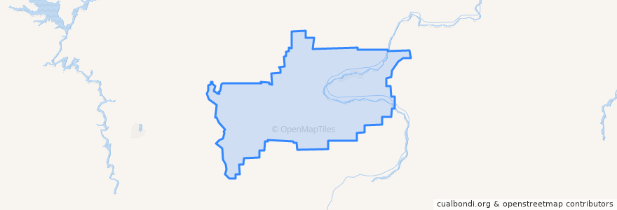 Mapa de ubicacion de Усть-Кутское городское поселение.