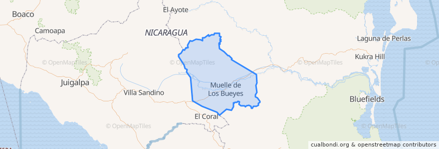 Mapa de ubicacion de Muelle de los Bueyes.