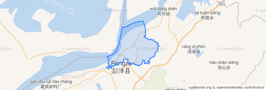 Mapa de ubicacion de 龙城镇.