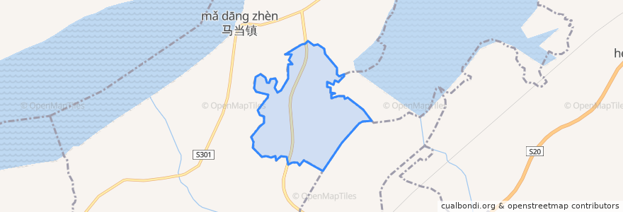 Mapa de ubicacion de 棉花原种场国营分场.