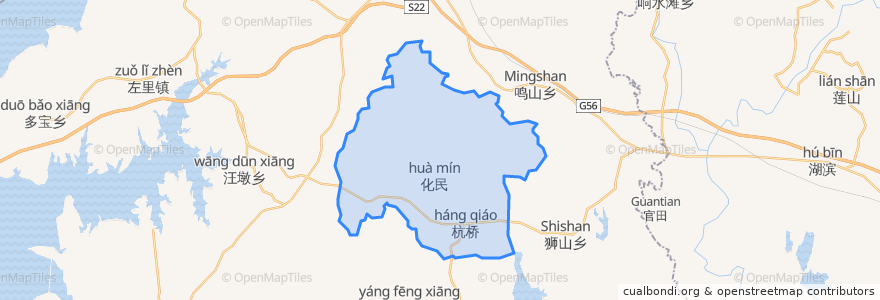 Mapa de ubicacion de 土塘镇.