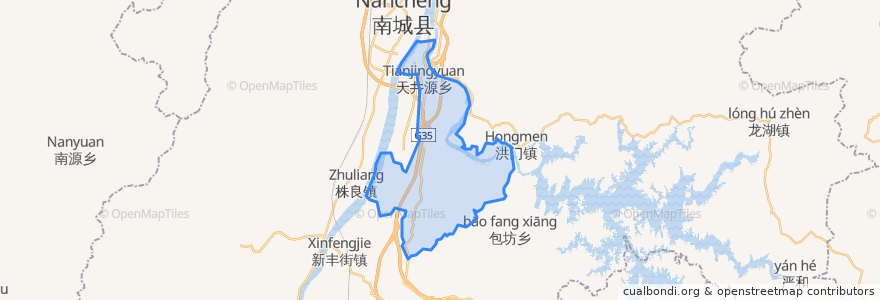 Mapa de ubicacion de 天井源乡.