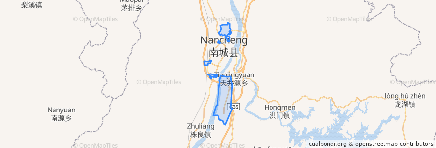 Mapa de ubicacion de 南城县工业园区.